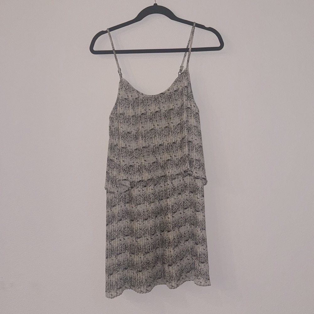 Parker Black and White Mini Dress